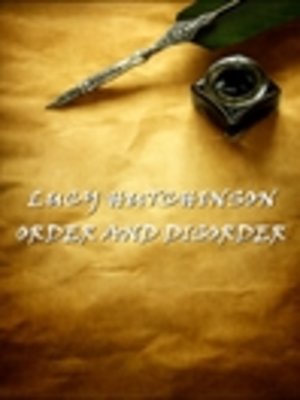 cover image of Order and Disorder